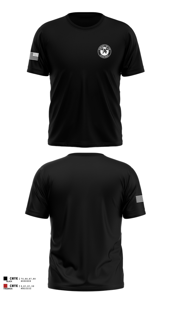 Old School Cotton Feel Shirt, Kankakee Twp Fire, , Teamtime, Team time, sublimation, custom sports apparel, team uniforms, spirit wear, spiritwear, sports uniforms, custom shirts, team store, custom team store, fundraiser sports, apparel fundraiser