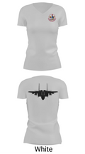 67 AMU 14320131 Women's Short Sleeve V-neck Shirt - 12