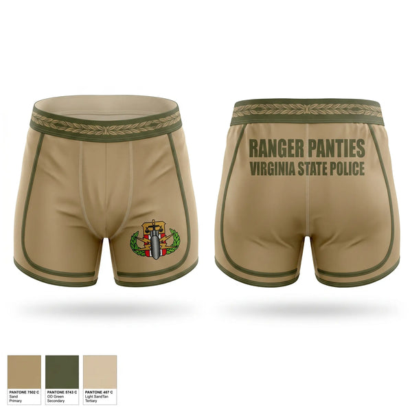 Ranger Panties, Virginia State Police, Police, Teamtime, Team time, sublimation, custom sports apparel, team uniforms, spirit wear, spiritwear, sports uniforms, custom shirts, team store, custom team store, fundraiser sports, apparel fundraiser