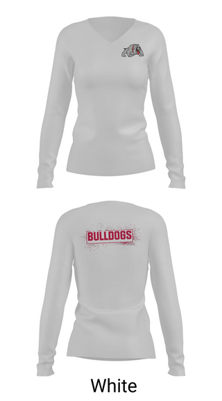 Womens Long Sleeve Vneck Shirt, Quinter XC, Cross Country, Teamtime, Team time, sublimation, custom sports apparel, team uniforms, spirit wear, spiritwear, sports uniforms, custom shirts, team store, custom team store, fundraiser sports, apparel fundraiser