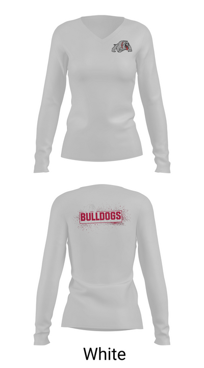 Quinter XC 55389153 Women's Long Sleeve V-neck Shirt - 16
