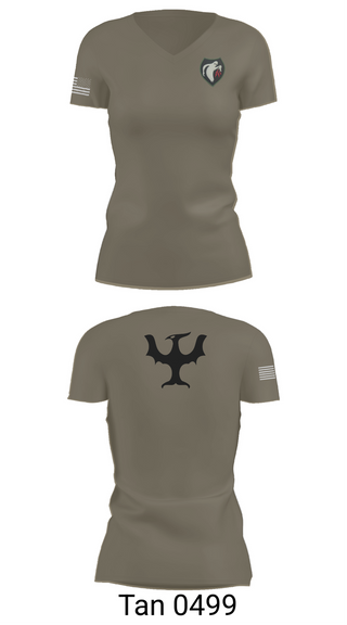 Womens Short Sleeve Vneck Shirt, 340th Psyop Co., , Teamtime, Team time, sublimation, custom sports apparel, team uniforms, spirit wear, spiritwear, sports uniforms, custom shirts, team store, custom team store, fundraiser sports, apparel fundraiser