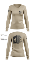 1-2 ABMP 65112398 Women's Long Sleeve V-neck Shirt - 2