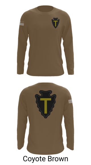 Long Sleeve Performance Shirt, B CO 3-141, Army, Teamtime, Team time, sublimation, custom sports apparel, team uniforms, spirit wear, spiritwear, sports uniforms, custom shirts, team store, custom team store, fundraiser sports, apparel fundraiser