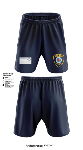 Athletic Shorts With Pockets, OCPD EMERGENCY RESPONSE TEAM, Police, Teamtime, Team time, sublimation, custom sports apparel, team uniforms, spirit wear, spiritwear, sports uniforms, custom shirts, team store, custom team store, fundraiser sports, apparel fundraiser