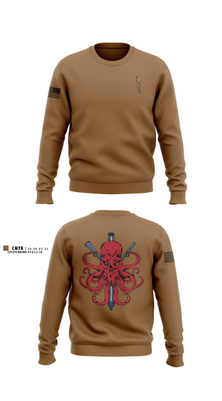 Crew Neck Sweatshirt, Kraken, Army, Teamtime, Team time, sublimation, custom sports apparel, team uniforms, spirit wear, spiritwear, sports uniforms, custom shirts, team store, custom team store, fundraiser sports, apparel fundraiser