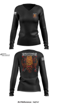 Aviation ordnance Women's Long Sleeve V-neck Shirt - 4
