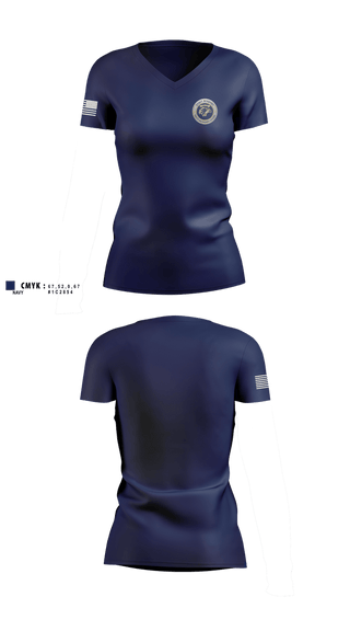 Womens Short Sleeve Vneck Shirt, Exalt Academy School Safety Division, Police, Teamtime, Team time, sublimation, custom sports apparel, team uniforms, spirit wear, spiritwear, sports uniforms, custom shirts, team store, custom team store, fundraiser sports, apparel fundraiser