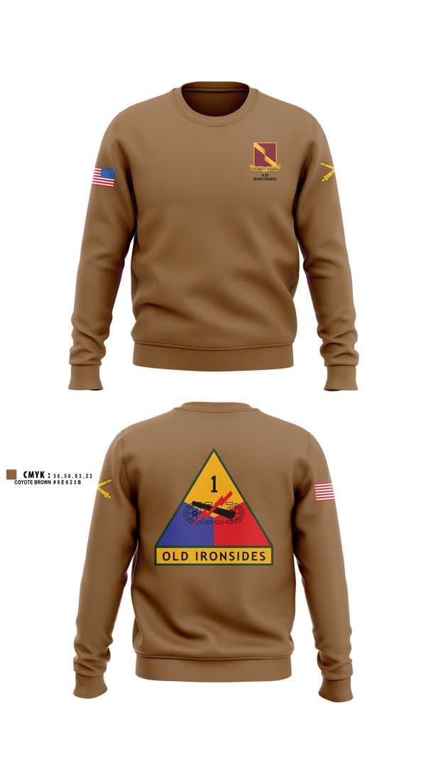 Crew Neck Sweatshirt, 4-27 Fa, Army, Teamtime, Team time, sublimation, custom sports apparel, team uniforms, spirit wear, spiritwear, sports uniforms, custom shirts, team store, custom team store, fundraiser sports, apparel fundraiser