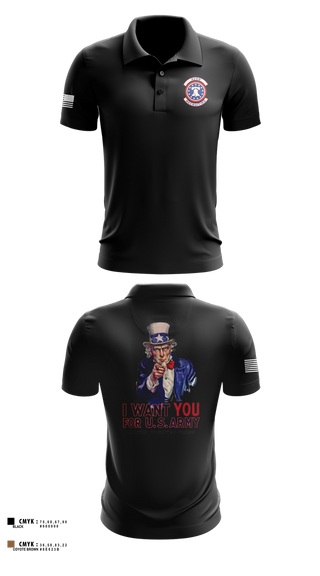 Short Sleeve Performance Polo, US Army I Want You, Army, Teamtime, Team time, sublimation, custom sports apparel, team uniforms, spirit wear, spiritwear, sports uniforms, custom shirts, team store, custom team store, fundraiser sports, apparel fundraiser