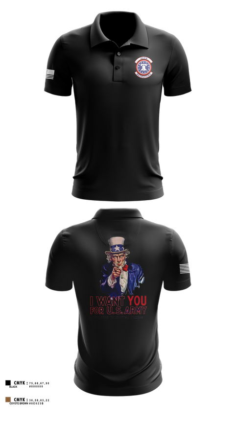 Short Sleeve Performance Polo, US Army I Want You, Army, Teamtime, Team time, sublimation, custom sports apparel, team uniforms, spirit wear, spiritwear, sports uniforms, custom shirts, team store, custom team store, fundraiser sports, apparel fundraiser