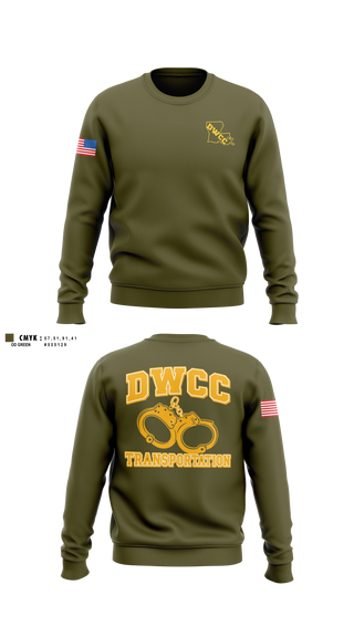 Crew Neck Sweatshirt, David Wade Correctional Center, Police, Teamtime, Team time, sublimation, custom sports apparel, team uniforms, spirit wear, spiritwear, sports uniforms, custom shirts, team store, custom team store, fundraiser sports, apparel fundraiser