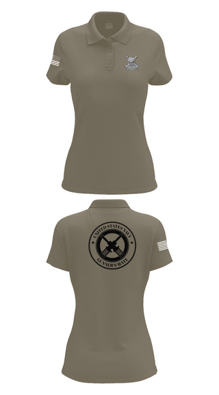 Womens Short Sleeve Performance Polo, GUNNERSMATE, , Teamtime, Team time, sublimation, custom sports apparel, team uniforms, spirit wear, spiritwear, sports uniforms, custom shirts, team store, custom team store, fundraiser sports, apparel fundraiser