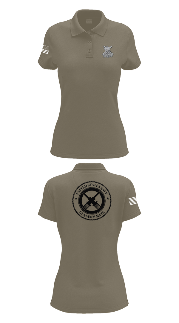 Womens Short Sleeve Performance Polo, GUNNERSMATE, , Teamtime, Team time, sublimation, custom sports apparel, team uniforms, spirit wear, spiritwear, sports uniforms, custom shirts, team store, custom team store, fundraiser sports, apparel fundraiser