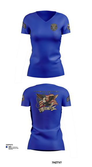 Womens Short Sleeve Vneck Shirt, Philadelphia Police, , Teamtime, Team time, sublimation, custom sports apparel, team uniforms, spirit wear, spiritwear, sports uniforms, custom shirts, team store, custom team store, fundraiser sports, apparel fundraiser