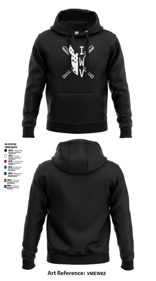 Hoodie, IWV Youth Baseball, Baseball, Teamtime, Team time, sublimation, custom sports apparel, team uniforms, spirit wear, spiritwear, sports uniforms, custom shirts, team store, custom team store, fundraiser sports, apparel fundraiser