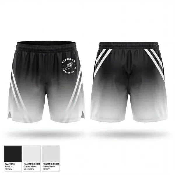 Track Shorts, Niagara Track & Field Club, Track & Field, Teamtime, Team time, sublimation, custom sports apparel, team uniforms, spirit wear, spiritwear, sports uniforms, custom shirts, team store, custom team store, fundraiser sports, apparel fundraiser