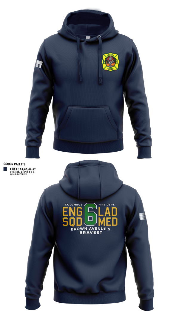Hoodie, Station 6, Fire Department, Teamtime, Team time, sublimation, custom sports apparel, team uniforms, spirit wear, spiritwear, sports uniforms, custom shirts, team store, custom team store, fundraiser sports, apparel fundraiser