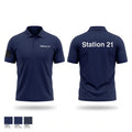 Station 21 49793123 Short Sleeve Performance Polo - 1