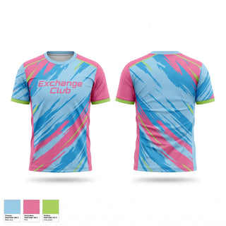 Short Sleeve Performance Shirt, Exchange Club, Baseball, Teamtime, Team time, sublimation, custom sports apparel, team uniforms, spirit wear, spiritwear, sports uniforms, custom shirts, team store, custom team store, fundraiser sports, apparel fundraiser