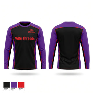 Long Sleeve Performance Shirt, ViBe Threads, Cheer, Teamtime, Team time, sublimation, custom sports apparel, team uniforms, spirit wear, spiritwear, sports uniforms, custom shirts, team store, custom team store, fundraiser sports, apparel fundraiser