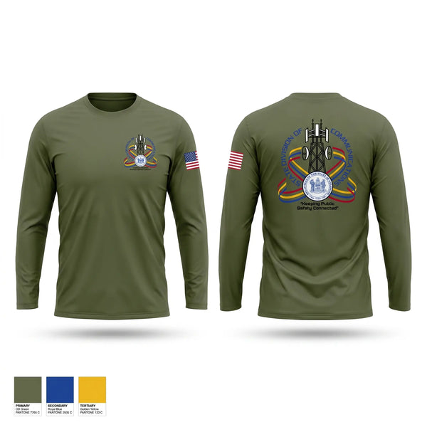 Long Sleeve Performance Shirt, Divcomm, Police, Teamtime, Team time, sublimation, custom sports apparel, team uniforms, spirit wear, spiritwear, sports uniforms, custom shirts, team store, custom team store, fundraiser sports, apparel fundraiser