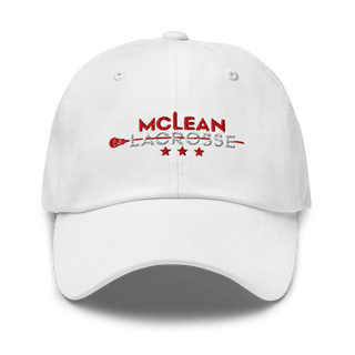 McLean Lacrosse 4222759 Classic Dad Hat | Yupoong 6245CM