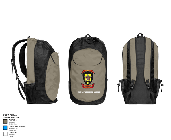 Gear Bag, 2nd Battalion 5th Marine, Marines, Teamtime, Team time, sublimation, custom sports apparel, team uniforms, spirit wear, spiritwear, sports uniforms, custom shirts, team store, custom team store, fundraiser sports, apparel fundraiser