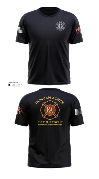 Old School Cotton Feel Shirt, RUNYAN ACRES FIRE DEPARTMENT, , Teamtime, Team time, sublimation, custom sports apparel, team uniforms, spirit wear, spiritwear, sports uniforms, custom shirts, team store, custom team store, fundraiser sports, apparel fundraiser