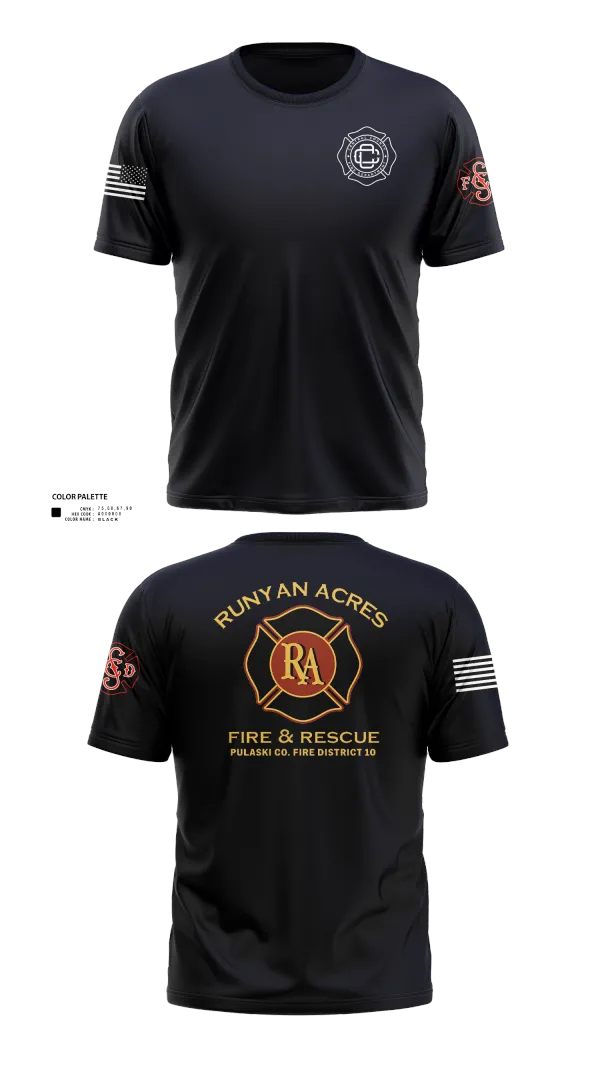 Short Sleeve Performance Shirt, RUNYAN ACRES FIRE DEPARTMENT, , Teamtime, Team time, sublimation, custom sports apparel, team uniforms, spirit wear, spiritwear, sports uniforms, custom shirts, team store, custom team store, fundraiser sports, apparel fundraiser