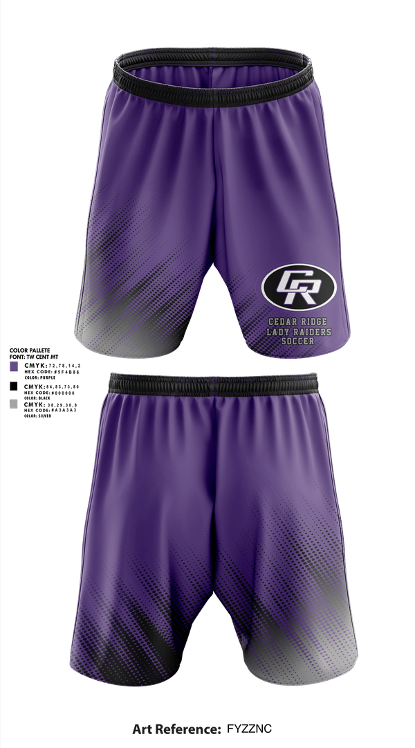 Athletic Shorts With Pockets, Cedar Ridge Lady Raiders Soccer, Women's Soccer, Teamtime, Team time, sublimation, custom sports apparel, team uniforms, spirit wear, spiritwear, sports uniforms, custom shirts, team store, custom team store, fundraiser sports, apparel fundraiser