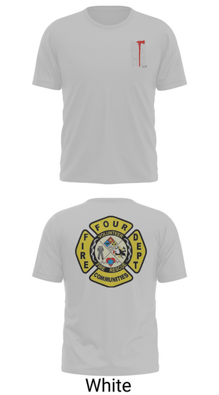 Short Sleeve Performance Shirt, Four Communities Fire Department, Fire Department, Teamtime, Team time, sublimation, custom sports apparel, team uniforms, spirit wear, spiritwear, sports uniforms, custom shirts, team store, custom team store, fundraiser sports, apparel fundraiser