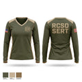 RCSO SERT Women's Long Sleeve V-neck Shirt - 1