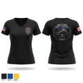 JDO CLASS # 44 Women's Short Sleeve V-neck Shirt - 1