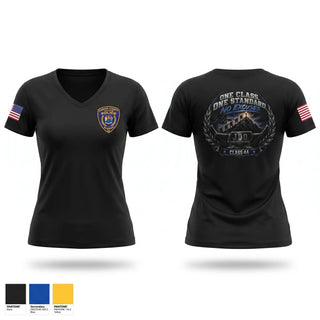Womens Short Sleeve Vneck Shirt, JDO CLASS # 44, Police, Teamtime, Team time, sublimation, custom sports apparel, team uniforms, spirit wear, spiritwear, sports uniforms, custom shirts, team store, custom team store, fundraiser sports, apparel fundraiser