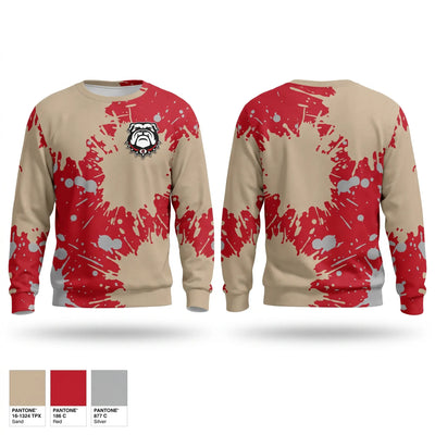 Hickman County Bulldogs Crew Neck Sweatshirt - 1