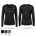 Kit Carson County Ambulance 81584585 Women's Long Sleeve V-neck Shirt - 1