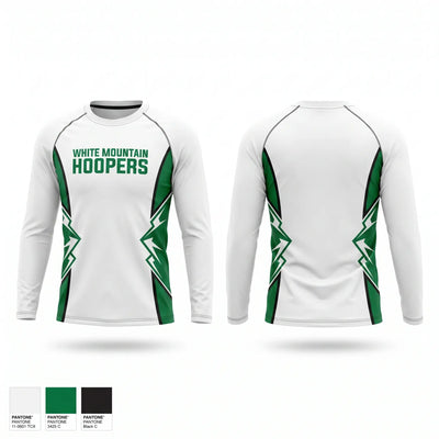 White Mountain Hoopers Long Sleeve Performance Shirt 1