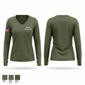 Mobile County SO Women's Long Sleeve V-neck Shirt - 1