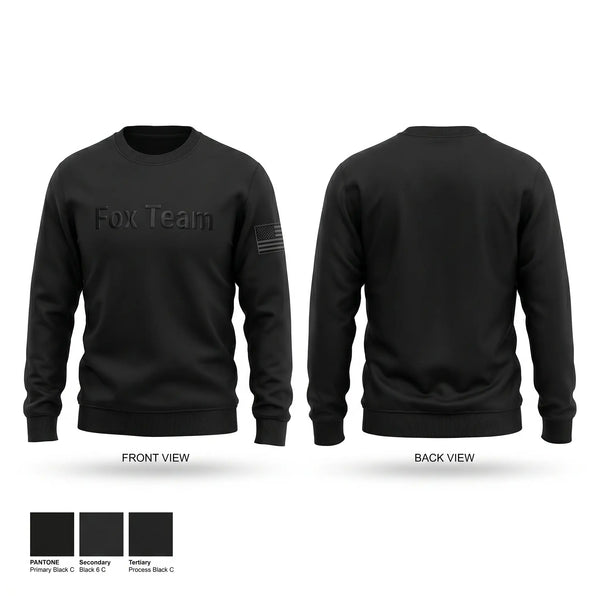 Crew Neck Sweatshirt, Fox Team, Police, Teamtime, Team time, sublimation, custom sports apparel, team uniforms, spirit wear, spiritwear, sports uniforms, custom shirts, team store, custom team store, fundraiser sports, apparel fundraiser