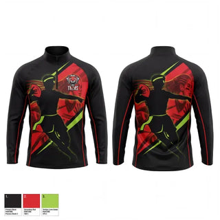 Quarter Zip Jacket, Tigers, , Teamtime, Team time, sublimation, custom sports apparel, team uniforms, spirit wear, spiritwear, sports uniforms, custom shirts, team store, custom team store, fundraiser sports, apparel fundraiser