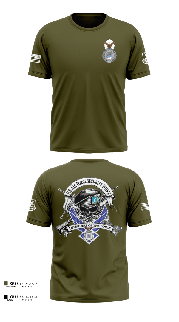 Old School Cotton Feel Shirt, 101st security forces, Air Force, Teamtime, Team time, sublimation, custom sports apparel, team uniforms, spirit wear, spiritwear, sports uniforms, custom shirts, team store, custom team store, fundraiser sports, apparel fundraiser