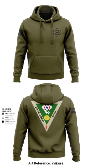 Hoodie, NDT-1, Army, Teamtime, Team time, sublimation, custom sports apparel, team uniforms, spirit wear, spiritwear, sports uniforms, custom shirts, team store, custom team store, fundraiser sports, apparel fundraiser