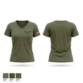 Clay Township Police Women's Short Sleeve V-neck Shirt - 1