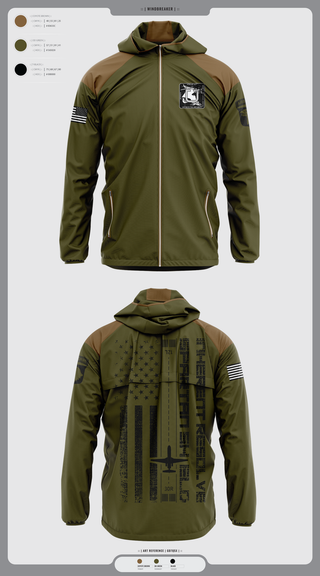 Windbreaker, Jet Det, Army, Teamtime, Team time, sublimation, custom sports apparel, team uniforms, spirit wear, spiritwear, sports uniforms, custom shirts, team store, custom team store, fundraiser sports, apparel fundraiser