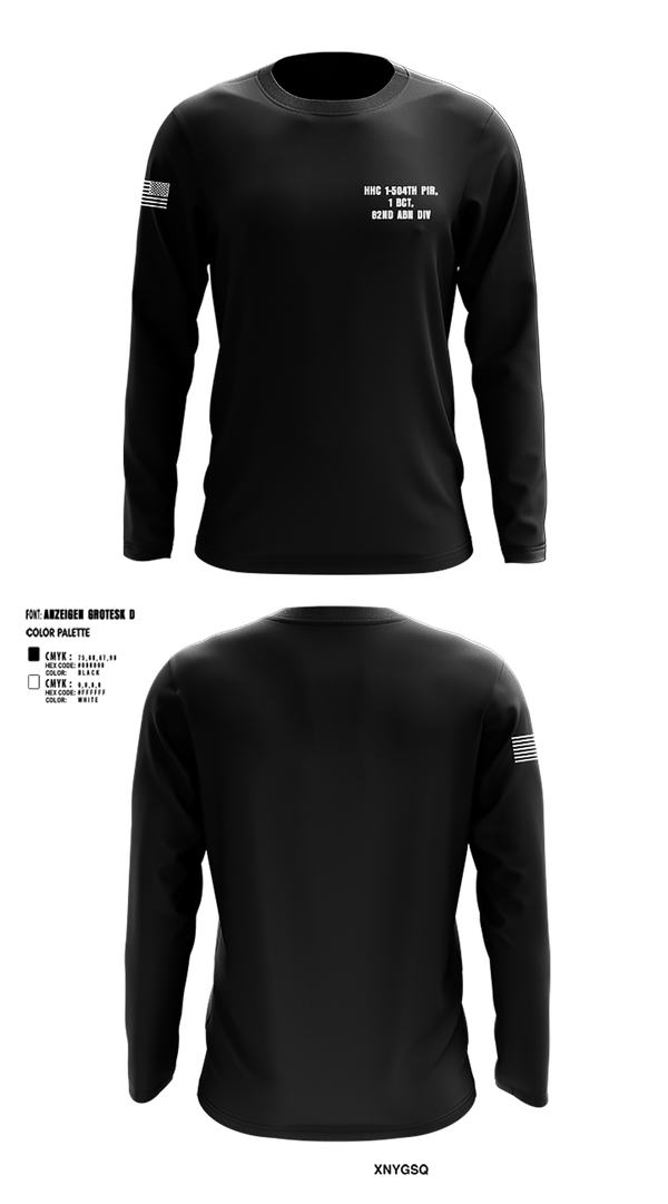 Long Sleeve Performance Shirt, HHC 1-504TH PIR, 1 BCT, 82ND ABN DIV, , Teamtime, Team time, sublimation, custom sports apparel, team uniforms, spirit wear, spiritwear, sports uniforms, custom shirts, team store, custom team store, fundraiser sports, apparel fundraiser