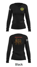 C 787 53485667 Women's Long Sleeve V-neck Shirt - 37