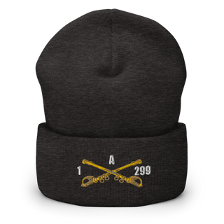 A Troop, 1st squadron-299th Calvary Regiment 70291790 Cuffed Beanie | Yupoong 1501KC