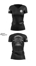 Harris county pct 1 swat 4361833 Women's Short Sleeve V-neck Shirt - 21