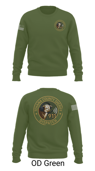Crew Neck Sweatshirt, TCSO DISPATCH, , Teamtime, Team time, sublimation, custom sports apparel, team uniforms, spirit wear, spiritwear, sports uniforms, custom shirts, team store, custom team store, fundraiser sports, apparel fundraiser